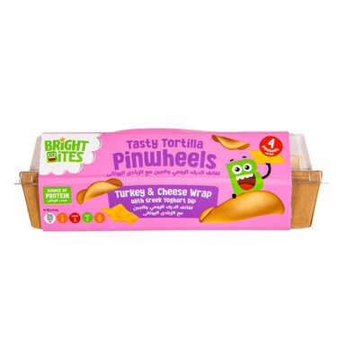 Bright Bites Turkey and Cheese Pinwheel Tortilla Wrap