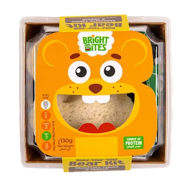 Bright Bites Bear Kit&nbsp;Chocolate Tahina And Cheese&nbsp;Bread