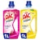 Dac Gold Liquid Cleaner and Disinfectant, Rose Bloom and Gold Liquid Cleaner and Disinfectant, Citrus, 1L+1L