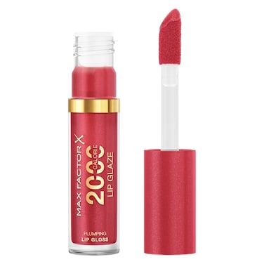 Max FactorX 2000 Calorie Lip Glaze Plumping Lip Gloss, 110 Fire Sparks, 4.4ml