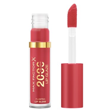 Max FactorX 2000 Calorie Lip Glaze Plumping Lip Gloss, 095 Soft Kisses, 4.4ml