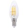 Panasonic LED Clear Glass Lamp, Warm White, 4 W E14