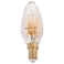 Panasonic LED Amber Glass Lamp, Soft Warm, 4 W, E14