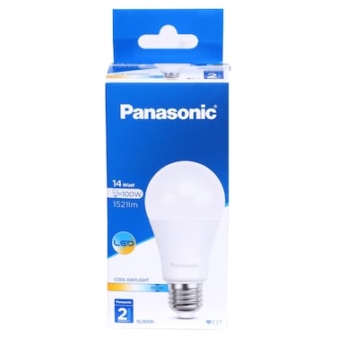Panasonic LED Lamp, Cool Daylight, 14 W, E27