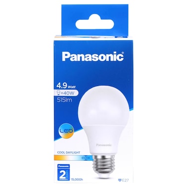 باناسونيك مصباح LED - ضوء النهار البارد، 4.9 واط، E27