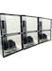 Delopik Clear Plastic Shoe Storage Transparent Stackable Organizer box -FR 32 (6 pack, black)