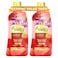 Dabur Vatika Glowing Magical Saffron Body Wash, Saffron/Amber, 500ml Pack of 2