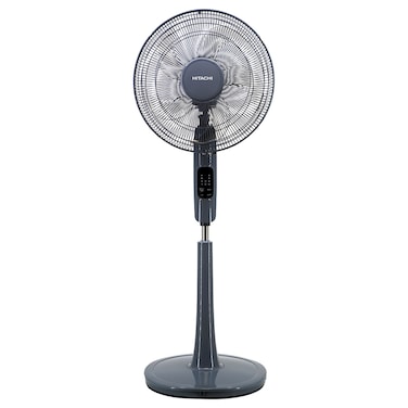 Hitachi Stand Fan LFA6RGBN, Black, 1200 rpm