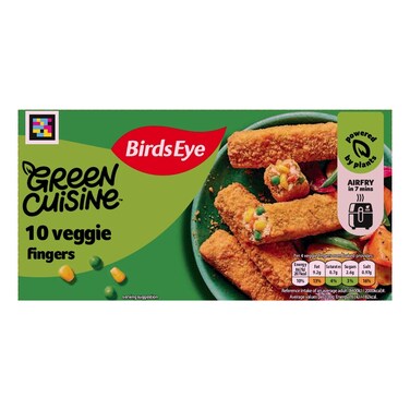 Birds Eye Green Cuisine 10 Veggie Fingers, 284g