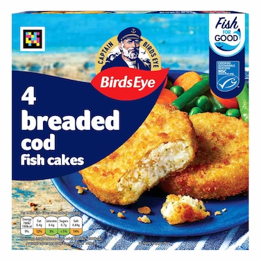 بوردز آي 4 كعكات سمك القد المقلية ، 198 غرام