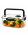 7.2L Airtight Food Storage Container with Date Indicator Dial &acirc;&euro;&ldquo; T114609   Large BPA-Free Plastic Lunch Box with Handle   Leak-Proof Fresh-Keeping Box for Meal Prep, Leftovers, Refrigerator &amp; Freezer Use