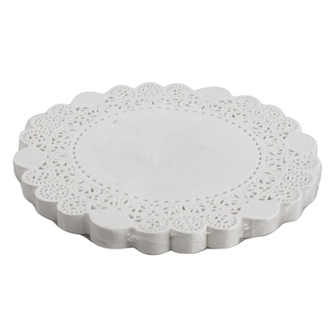 250 Pcs Doyley Paper, Round, 9.5 inch