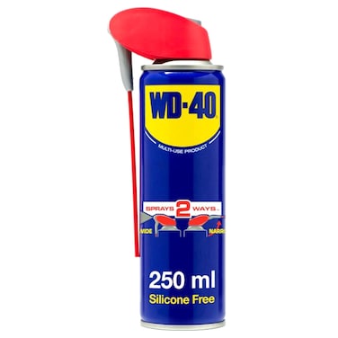WD-40 Silicone Free Multi-Use Spray Lubricant Smart Straw, 250ml