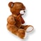 Cuddles Plush Teddy Bear with Satin Ribbon, Brown, 100cm
