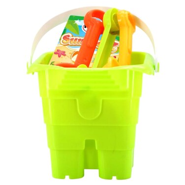 Summerz Beach Toys Bucket, Extra Small, 4 PCS