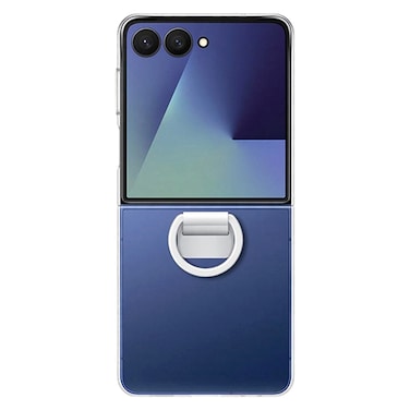 Samsung Clear Case with Ring for Galaxy Z Flip7, Transparent