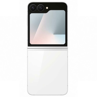 Samsung Galaxy Z Flip7 FE Smartphone, 256 GB, White, Single SIM, 8 GB RAM, 5G