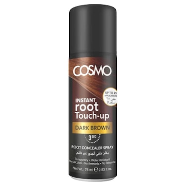 Cosmo Instant Root Touch-Up Concealer Spray, Dark Brown, 75ml