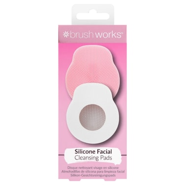 Brushworks Silicone Cleansing Pads 2 Pads