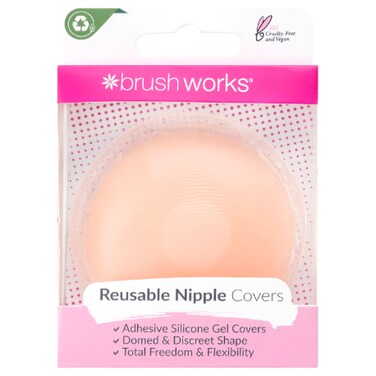 Brushworks Silicone Reusable Nipple Covers