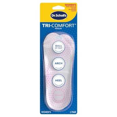 Dr.Scholl's Tri-Comfort Insoles for Women, 1 Pair, Size 6 to 10