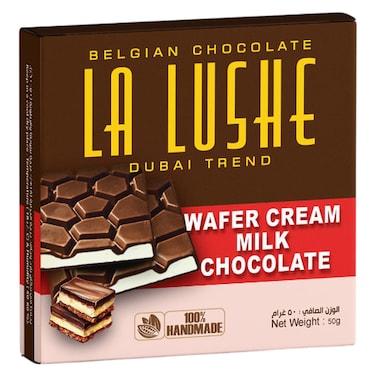 La Lushe Kinder Wafer Cream Milk Chocolate, 50g