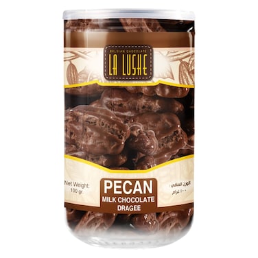 لا لوشي حلوى بالجوز البقان والشوكولاتة بالحليب 100 غرام