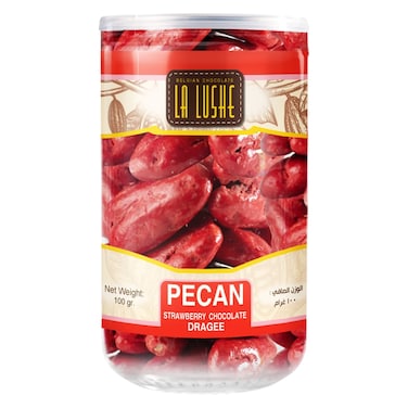 La Lushe Pecan Strawberry Chocolate Dragee, 100g