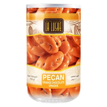 La Lushe Pecan Orange Chocolate Dragee, 100g