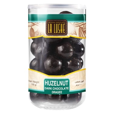 La Lushe Hazelnut Dark Chocolate Dragee, 100g