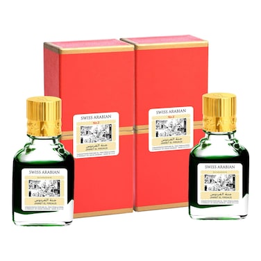 Swiss Arabian Jannet El Firdous Perfume Oil, 9ml Pack of 2