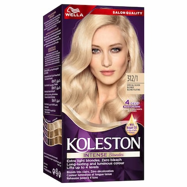 ويلا كولستون إنتنس صبغة شعر أشقر، 312/1 أشقر فضي مميز، 130 ملل