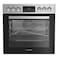 Ariston Electric Cooker ARR6EV520205XME, 60 cm, Silver and Black, 5 Cooking Zones