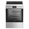 Ariston Electric Cooker ARR6EV520205XME, 60 cm, Silver and Black, 5 Cooking Zones