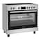 Ariston Electric Cooker ARR9EV830207XME, 90 cm, Silver and Black, 5 Cooking Zones