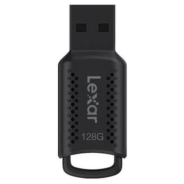 Lexar JumpDrive V400 USB Flash Drive, Black, 128GB