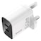 D-Link GaN Dual USB-C Ports Adapter DPC-652, White, 65 W
