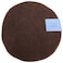 La Collection Home Round Bath Mat Dark Brown, 53cm