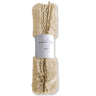 Karleen Decor Loop Microfiber Bath Mat Beige, 50x80cm
