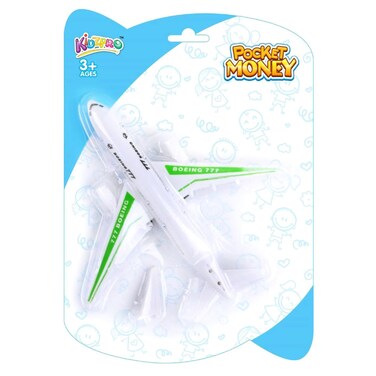 KidzPro Pocket Money Pull Back Airplane Toy, 2 Assorted