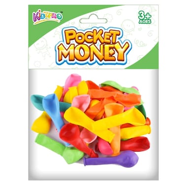KidzPro Pocket Money Balloon with Gold Confetti Blister