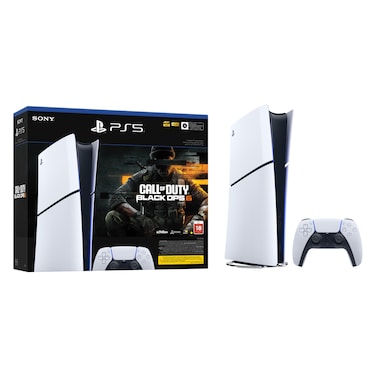 Sony PlayStation 5 Disc-Free Console, Digital, with DualSense Wireless Controller and Call of Duty Black Ops 6 Bundle