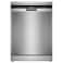 Siemens iQ300 Freestanding Dishwasher, SN23HI25MM, 14 Place Settings, 60 cm, Anti-Fingerprint, Brushed Black