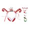 Holly Jolly Christmas Ear Muffs, 3 Assorted Design