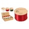 Home &amp; Styling Christmas Ribbon, 3 Assorted Colour, 3.8x270cm