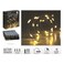Christmas 80 LED Silver Wire Lights, Warm White, 395cm