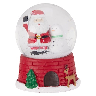 Christmas Santa Waterball, 4 Assorted, 4.5cm