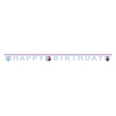 Disney Frozen Happy Birthday Die-Cut Paper Banner
