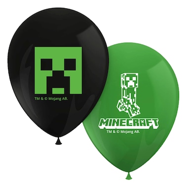 Minecraft Printed Latex Balloons