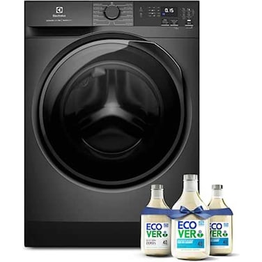 Electrolux 8/5 KG Washer Dryer with 12 Programs &amp; 1200 RPM, Eco-Inverter Front Loading Washing &amp; Drying Combo Machine, Full Wash 45, WashDry 60, DuvetCare 60, EWW8024P3SC +  Free 6 Months Supply of Ecover Laundry Detergent
